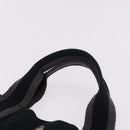 HERMES Fourre Tout MM Tote Bag Cotton Black Silver Auth 187169-8