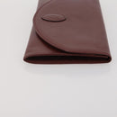 CARTIER Celine Macadam Canvas Bag Leather 3 Set Brown Bordeaux Auth 187170-11