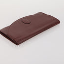 CARTIER Celine Macadam Canvas Bag Leather 3 Set Brown Bordeaux Auth 187170-12