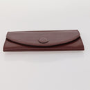 CARTIER Celine Macadam Canvas Bag Leather 3 Set Brown Bordeaux Auth 187170-13