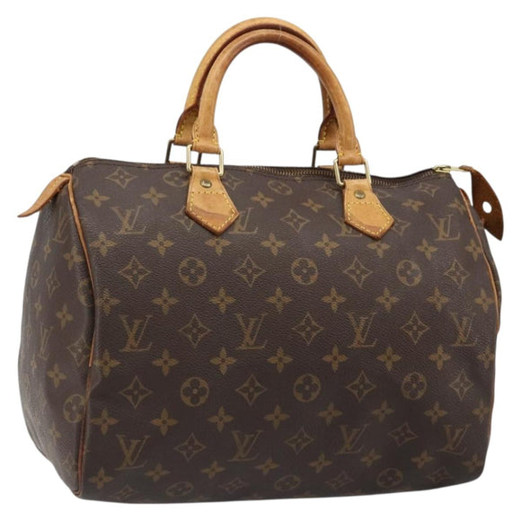 LOUIS VUITTON Monogram Speedy 30 Hand Bag M41526 LV Auth 187176A