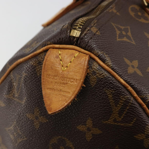 LOUIS VUITTON Monogram Speedy 30 Hand Bag M41526 LV Auth 187176A