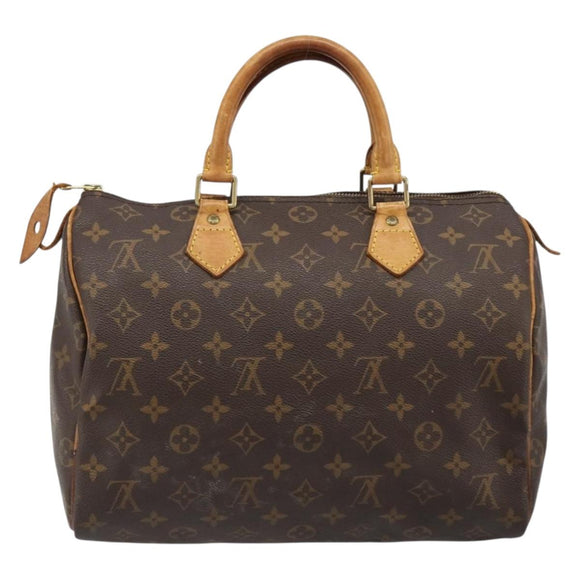 LOUIS VUITTON Monogram Speedy 30 Hand Bag M41526 LV Auth 187176A