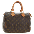 LOUIS VUITTON Monogram Speedy 25 Hand Bag M41528 LV Auth 187177SAV-1