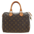 LOUIS VUITTON Monogram Speedy 25 Hand Bag M41528 LV Auth 187177SAV-2