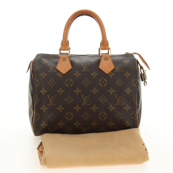 LOUIS VUITTON Monogram Speedy 25 Hand Bag M41528 LV Auth 187177SAV
