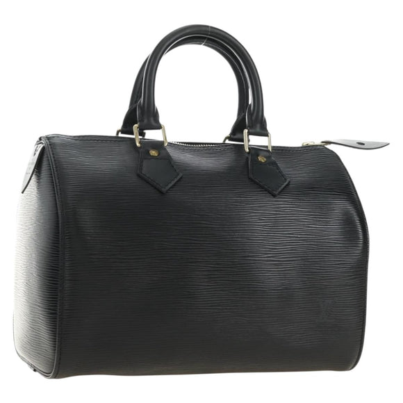 LOUIS VUITTON Epi Speedy 25 Hand Bag Black M59042 LV Auth 187179SAV