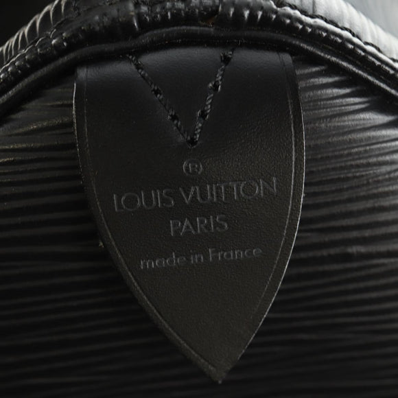 LOUIS VUITTON Epi Speedy 25 Hand Bag Black M59042 LV Auth 187179SAV