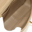 CHANEL Mademoiselle Chain Shoulder Bag Caviar Skin Brown Gold CC Auth 187186SAV-21