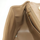 CHANEL Mademoiselle Chain Shoulder Bag Caviar Skin Brown Gold CC Auth 187186SAV-23