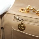 CHANEL Mademoiselle Chain Shoulder Bag Caviar Skin Brown Gold CC Auth 187186SAV-24