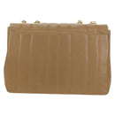 CHANEL Mademoiselle Chain Shoulder Bag Caviar Skin Brown Gold CC Auth 187186SAV-3