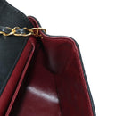 CHANEL Chain Matelasse Shoulder Bag Lamb Skin Black Gold CC Auth 187189SAV-22