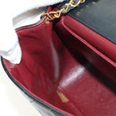 CHANEL Chain Matelasse Shoulder Bag Lamb Skin Black Gold CC Auth 187189SAV-23