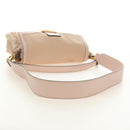 FENDI Mamma Baguette Shoulder Bag Mouton Beige Gold Auth 187191SAV-9