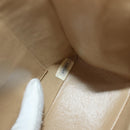 CHANEL Matelasse Chain Shoulder Bag Lamb Skin Beige Gold CC Auth 187192SAV-25