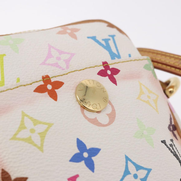 LOUIS VUITTON Monogram Multicolor Lift Shoulder Bag White M40055 LV Auth 187196A