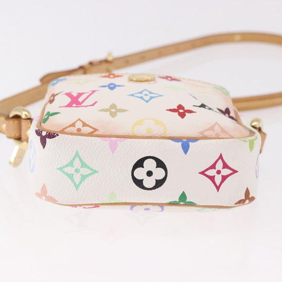 LOUIS VUITTON Monogram Multicolor Lift Shoulder Bag White M40055 LV Auth 187196A