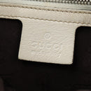 GUCCI GG Canvas Web Sherry Line Tote Bag Beige Silver Red 232971 Auth 187200SAV-21