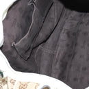 GUCCI GG Canvas Web Sherry Line Tote Bag Beige Silver Red 232971 Auth 187200SAV-10