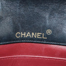 CHANEL Chain Matelasse Shoulder Bag Lamb Skin Black Gold CC Auth 187203SAV-23
