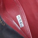 CHANEL Chain Matelasse Shoulder Bag Lamb Skin Black Gold CC Auth 187203SAV-12