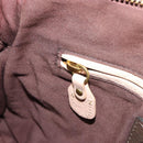 Chloe Paraty Hand Bag Leather 2way Brown Gold Auth 187206A-22