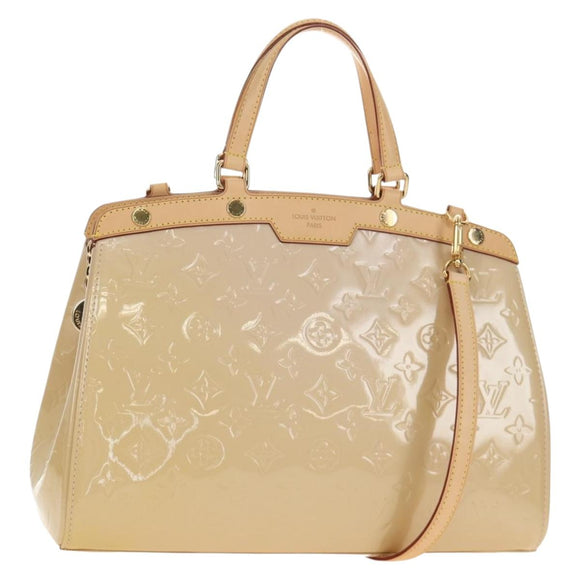 LOUIS VUITTON Vernis Blair MM Bag 2way Rose Flow Lantern M91621 Auth 187210SAV