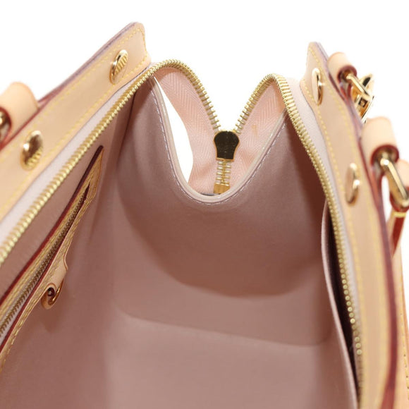 LOUIS VUITTON Vernis Blair MM Bag 2way Rose Flow Lantern M91621 Auth 187210SAV