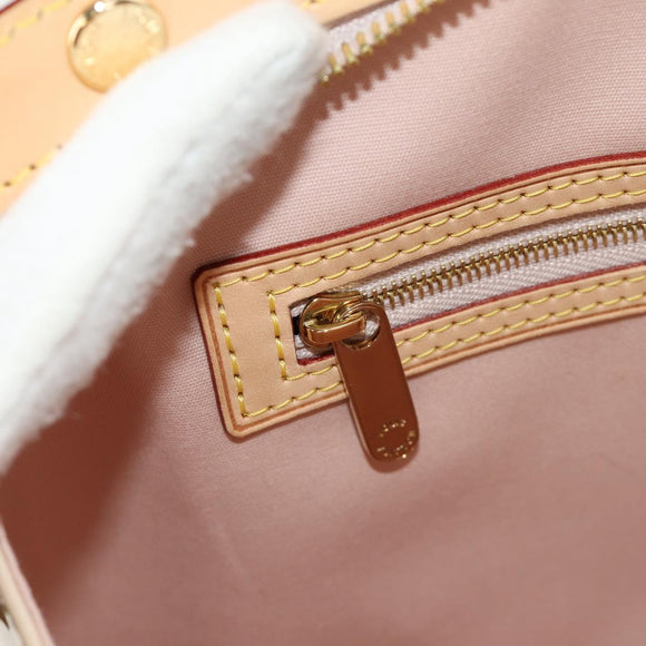 LOUIS VUITTON Vernis Blair MM Bag 2way Rose Flow Lantern M91621 Auth 187210SAV