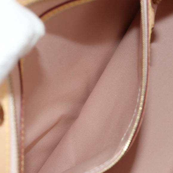 LOUIS VUITTON Vernis Blair MM Bag 2way Rose Flow Lantern M91621 Auth 187210SAV