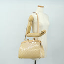 LOUIS VUITTON Vernis Blair MM Bag 2way Rose Flow Lantern M91621 Auth 187210SAV-29