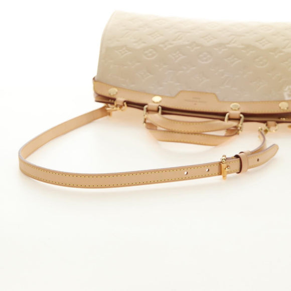 LOUIS VUITTON Vernis Blair MM Bag 2way Rose Flow Lantern M91621 Auth 187210SAV