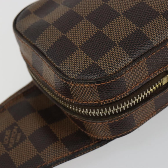 LOUIS VUITTON Damier Ebene Geronimos Shoulder Bag N51994 LV Auth 187212