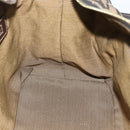 FENDI Zucca Canvas Hand Bag 2way Black Brown Auth 187214-23