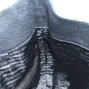 PRADA Shoulder Bag Leather Black Silver Auth 187215SAV-21