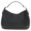 PRADA Shoulder Bag Leather Black Silver Auth 187215SAV-13