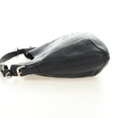 PRADA Shoulder Bag Leather Black Silver Auth 187215SAV-3