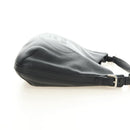 PRADA Shoulder Bag Leather Black Silver Auth 187215SAV-4