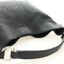 PRADA Shoulder Bag Leather Black Silver Auth 187215SAV-6