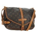 LOUIS VUITTON Monogram Saumur 30 Shoulder Bag M42256 LV Auth 187218-1