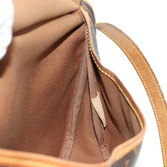 LOUIS VUITTON Monogram Saumur 30 Shoulder Bag M42256 LV Auth 187218