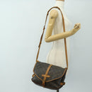 LOUIS VUITTON Monogram Saumur 30 Shoulder Bag M42256 LV Auth 187218-36