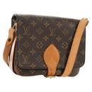 LOUIS VUITTON Monogram Cartouchiere MM Shoulder Bag M51253 LV Auth 187220V-1