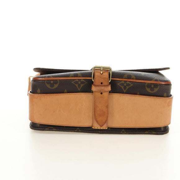 LOUIS VUITTON Monogram Cartouchiere MM Shoulder Bag M51253 LV Auth 187220V