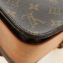LOUIS VUITTON Monogram Cartouchiere MM Shoulder Bag M51253 LV Auth 187220V-20