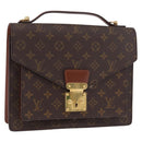 LOUIS VUITTON Monogram Monceau 28 Hand Bag M51185 LV Auth 187221-1