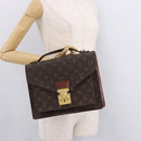 LOUIS VUITTON Monogram Monceau 28 Hand Bag M51185 LV Auth 187221-25