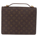 LOUIS VUITTON Monogram Monceau 28 Hand Bag M51185 LV Auth 187221-2