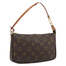 LOUIS VUITTON Monogram Pochette Accessoires Pouch M51980 LV Auth 187223V-1